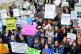 Junior doctors with supporters strike outside the Department