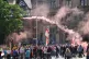 Protesters from the far-right group EDL gather in Nottingham