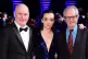 Director Ken Loach (left) poses with actors Hayley Squires (