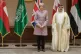 Theresa May poses with Bahrain's tyrannical king Hamad Bin I