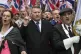 Britain First leader Paul Golding during a march through Lon