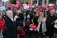 Labour leader Jeremy Corbyn speaking at a rally in Glasgow i