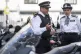 Metropolitan Police Commissioner Cressida Dick (right) talks