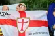 A man takes part in an English Defence League (EDL) protest 