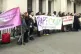 Campaigners outside the Supreme Court last month following t