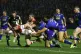 Warrington Wolves attempt to stop St Helens' Mark Percival f