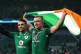 Ireland's Dan Leavy and Conor Murray celebrate winning the S