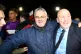 Accrington Stanley manager John Coleman (right) after the Le