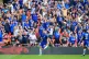 Chelsea's Olivier Giroud (centre) celebrates scoring his sid