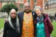 Labour party activist Marc Wadsworth is flanked by Deborah H