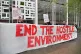 A protest outside the Home Office against the government's 