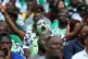 Nigerian fans at Wembley last weekend