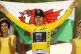 Team Sky's Geraint Thomas celebrates winning the Tour de Fra