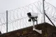 CCTV camera outside of a prison premises 