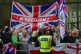 Tommy Robinson supporters outside the Old Bailey in London b