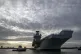 The Royal Navy aircraft carrier HMS Queen Elizabeth arrives 
