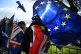 Anti-Brexit campaigners outside Parliament last week
