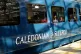 A Caledonian Sleeper train at Edinburgh Waverley Station