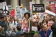 People at an anti-Trump protest in Whitehall, London this we