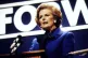 Former prime minister Margaret Thatcher addressing the Conse