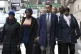 Solicitor Aamer Anwar (centre) arrives at the Crown Office i