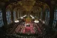 Unelected members of the House of Lords listen to a speech b