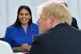 Home Secretary Priti Patel with Prime Minister Boris Johnson