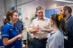 Keir Starmer meets nurses during a visit to Addenbrooke's Ho