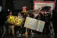 Campaigners outside Downing Street, London, protest against 