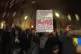 Campaigners outside Downing Street, London, protest against 