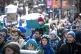 Some of the hundreds of people that took part in the Blue Wa