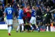 Tempers flare between Tom Davies and Nemanja Matic during th