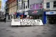 Protesters march through Cardiff city centre during a school