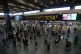 Commuters at Euston station in London