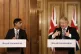 Chancellor Rishi Sunak with Prime Minister Boris Johnson at 