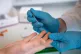 A coronavirus test 