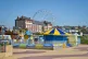 Amusements and attractions lie empty in Barry Island, Wales