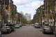 Empty streets within sight of Canary Wharf, in east London