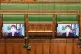 Green Party MP Caroline Lucas speaking via video link during