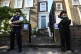 Police remain outside the north London home of Prime Ministe