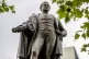 A statue of former British prime minister Sir Robert Peel in