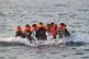 A group of people thought to be migrants crossing the Channe