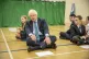Prime Minister Boris Johnson with Olivia Stokes in the gym t