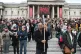 Anti-lockdown protesters, who believe that the coronavirus p
