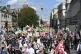 Extinction Rebellion protesters in Whitehall, London