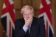 Prime Minister Boris Johnson during a virtual press conferen