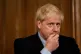 Prime Minister Boris Johnson during a media briefing in Down
