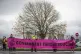 Extinction Rebellion Scotland blockade the road and demonstr