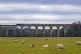 The Northern Belle train crosses the Chirk Viadcut in Wrexha
