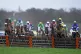 Tom O'Brien riding Not So Sleepy (second left) clear the las